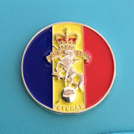 REME Veteran ( REME-V ) Colours Lapel Pin 3D 28mm C79