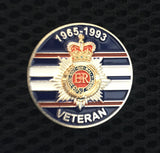 Royal Corps of Transport Veteran ( RCT-V ) 28mm 3D Colours Lapel Pin