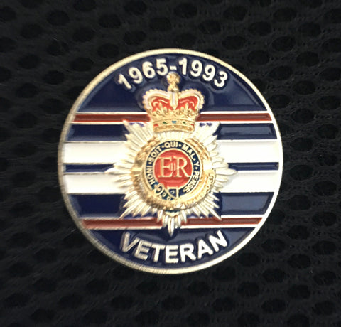 Pins For Rct Royal Corps of Transport Veteran ( RCT-V ) 28mm 3D Colours Lapel Pin ...