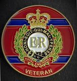 Royal Engineers Veteran Colours Lapel Badge ( RE-V ) 25mm 3D