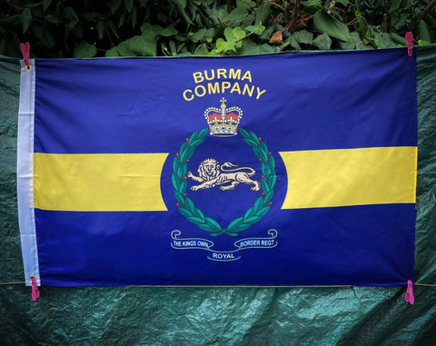 KORBR Burma Company 5 x 3 Colours Flag ( BURMA )