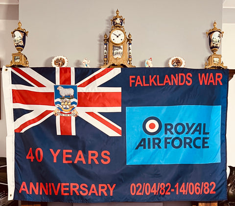 Royal Air Force Falklands War 40th Anniversary 5’ x 3’ Flag ( RAF/FW-F )