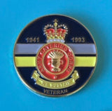 Army Catering Corps Veteran ( ACC-V ) Colours Lapel Badge 30mm 3D C72