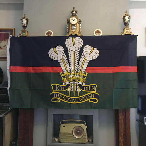 Royal Welsh Regiment 5 x 3 Colours Flag RWR