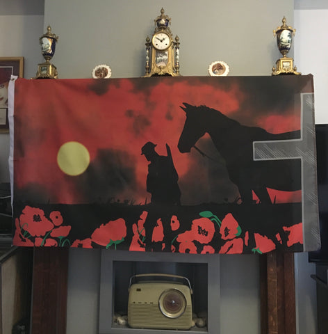 WW1 War Horse 5 x 3 Flag ( LWF )