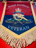 Royal Artillery Veteran Pendant ( RA-V/P ) Gold Fringe