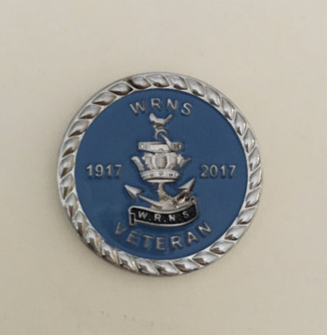 WRNS Colours Pin 1917-2017 100 years centenary 25mm C67