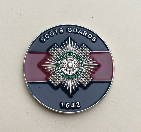 Scots Guards ( SG-B ) Colours Lapel Badge 30mm 3D