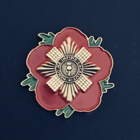 Scots Guards ( SG-AB ) Flower 🌺 of Remembrance Pin