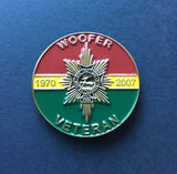 Worcester and Sherwood Foresters ( WSF-B/C13  ) Colours Woofer Veteran Badge 30mm