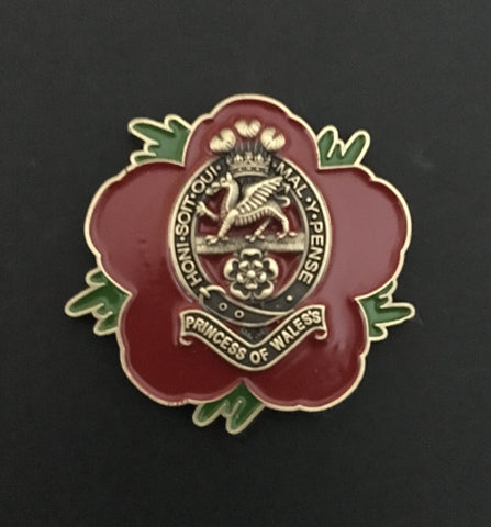 Princess of Wales's Royal Regiment ( PWRR ) Flower 🌺 of Remembrance