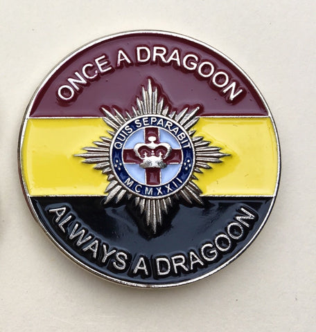 4th/7th Royal Dragoon Guards ( 4/7-B ) Lapel Badge 30mm