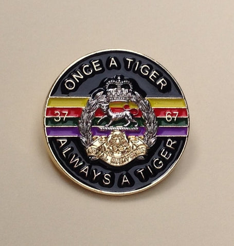 Royal Hampshire Regiment ( RHR-B ) Colour Lapel Badge 30mm C32