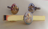 Kings Regiment Cuff Link/Tie Pin Set
