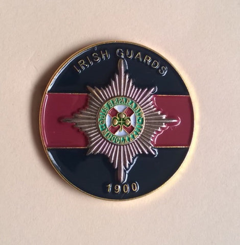 Irish Guards ( IG-B ) Colours Lapel Badge 30mm 3D