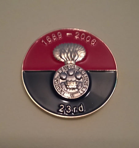 Royal Welch Fusiliers ( RWF/B ) Colours Lapel Bagde 30mm 3D C31