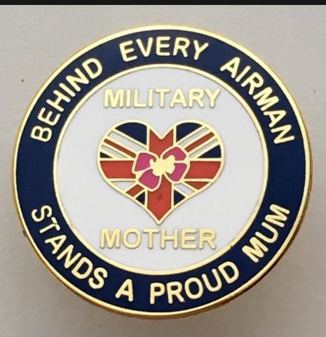 Military Mother ( Airman ) Lapel Badge 2D 25mm