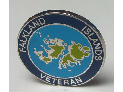 Falklands Island Veteran ( Flk-V )  Lapel Badge. 25mm
