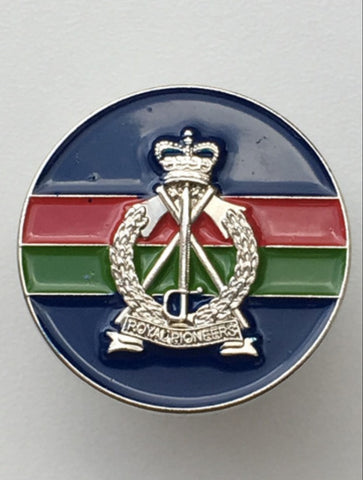 Royal Pioneer Corps ( RPC ) Colours Lapel Badge 25mm 3D