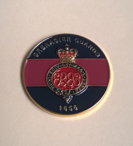 Grenadier Guards ( GG-B Option 1 ) Colours Lapel Badge 30mm 3D