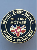 Military Mother Soldier ( MMSOLD )Lapel Badge