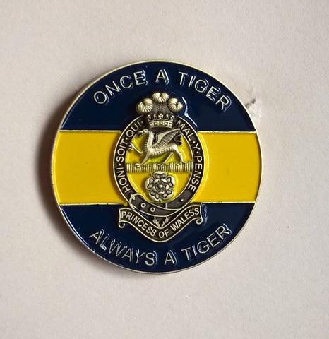 Once A Tiger ( PWRR ) Colours Lapel Badge 3D 30mm