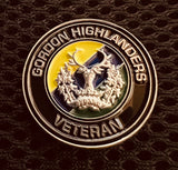 Gordon Highlanders Veteran 3D Colours Lapel Badge 30mm ( GH-V )